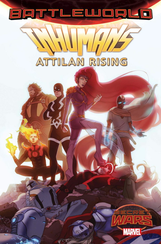 Wariant okładki Inhumans Attilan Rising autorstwa W. Scotta Forbesa