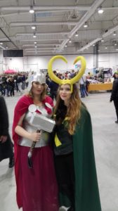 Lady Thor i Lady Loki - Falkon 2016