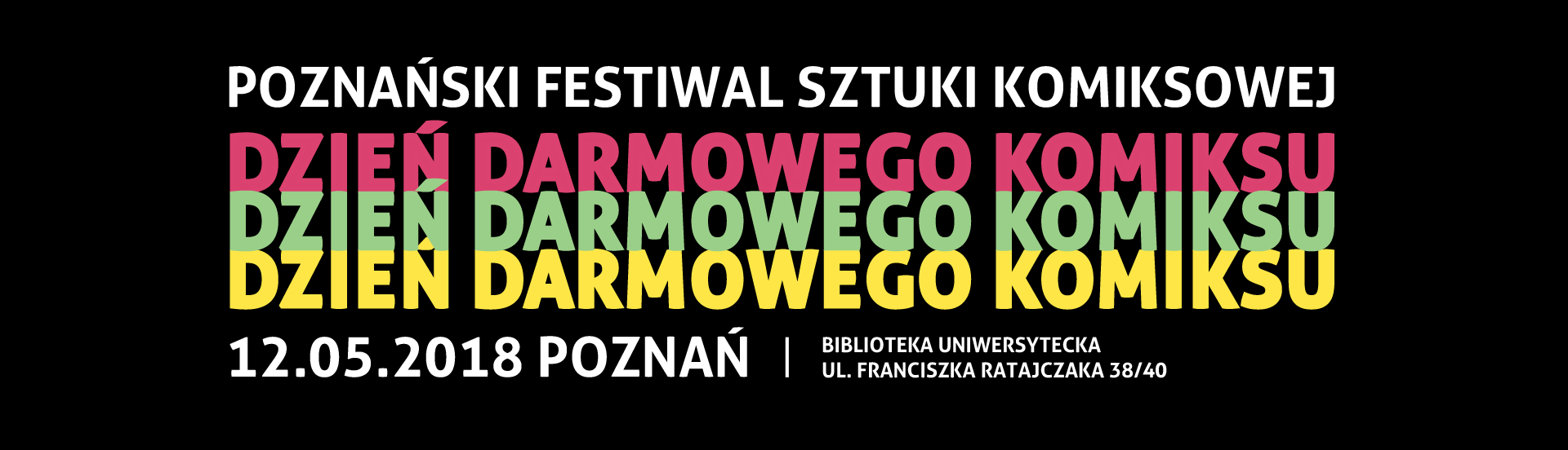 Dzień Darmowego Komiksu 2018 banner