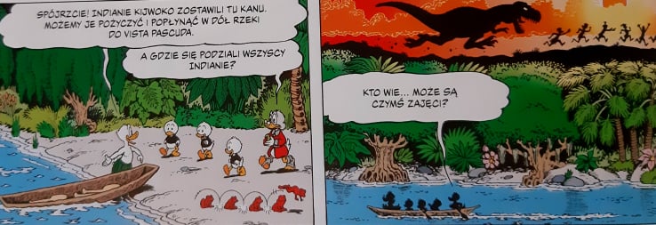 Wujek Sknerus i Kaczor Donald. Ucieczka z Zakazanej Doliny