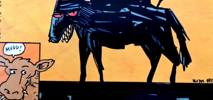 Wilcy pode drzwi podeszli