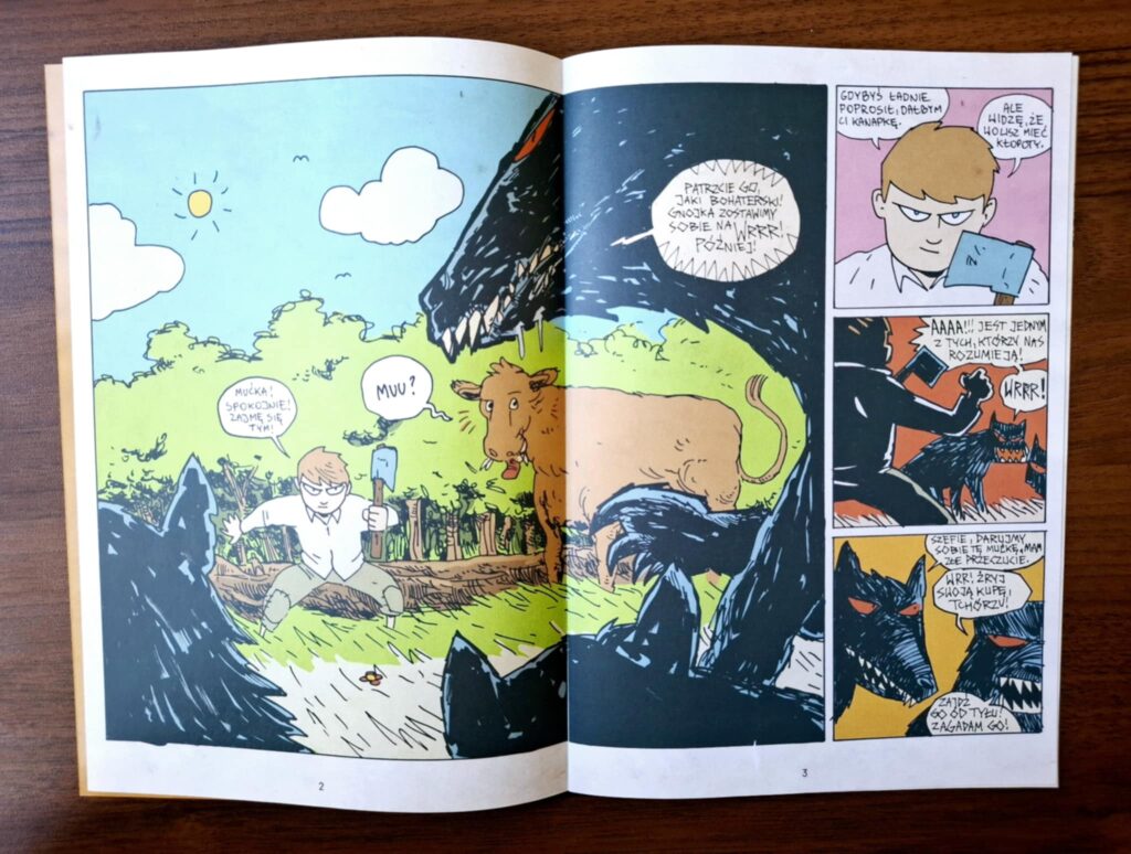 Wilcy pode drzwi podeszli