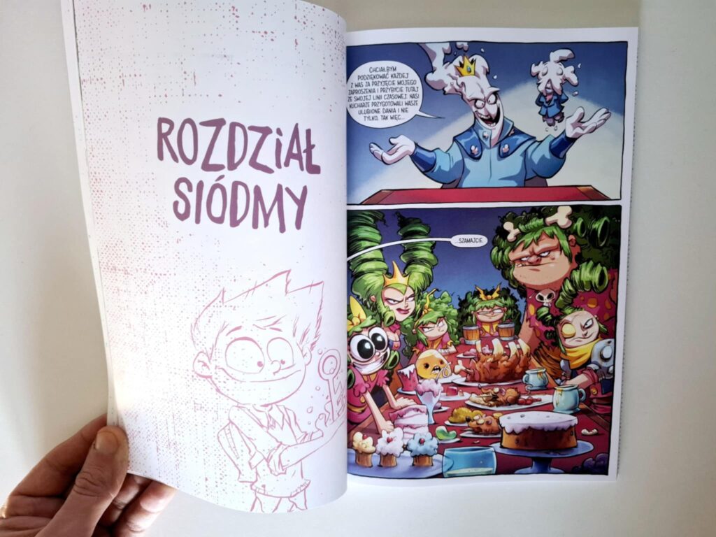 Krwawa, ironiczna i pełna czarnego humoru podróż po świecie bajek. „Nienawidzę Baśniowa. Do ostatniej Gert” to brutalna satyra na dzieciństwo.