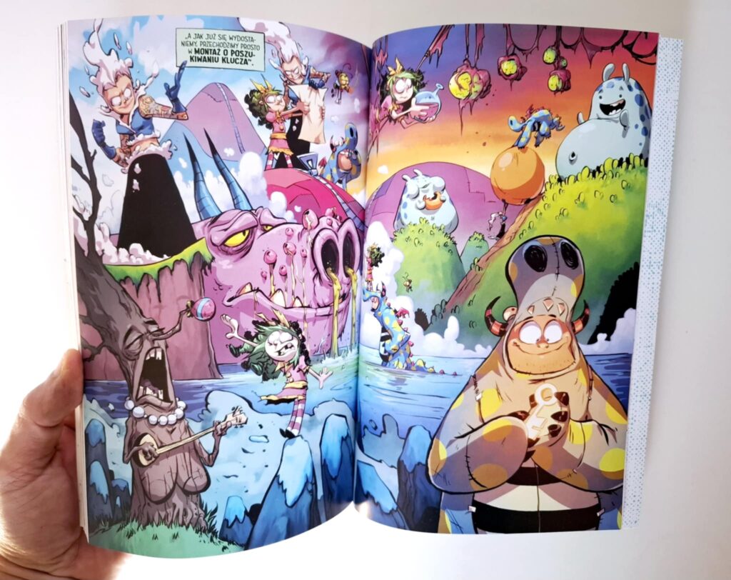 Krwawa, ironiczna i pełna czarnego humoru podróż po świecie bajek. „Nienawidzę Baśniowa. Do ostatniej Gert” to brutalna satyra na dzieciństwo.